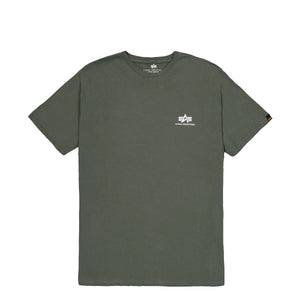 Alpha Industries - Basic T Small Logo Dark Olive T-Shirt - X188505 - DARK/OLIVE