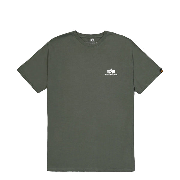 Alpha Industries - Basic T Small Logo Dark Olive T-Shirt - X188505 - DARK/OLIVE