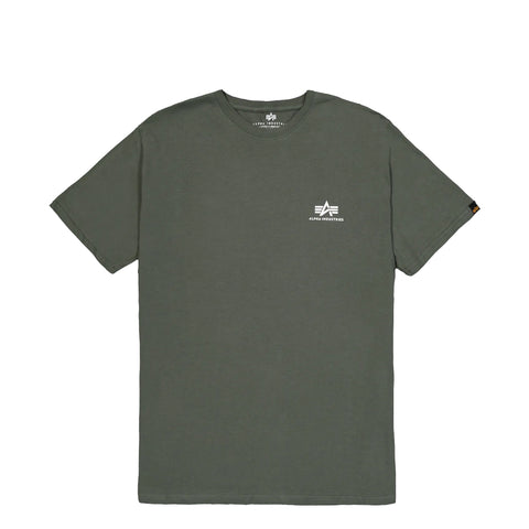 Alpha Industries - Basic T Small Logo Dark Olive T-Shirt - X188505 - DARK/OLIVE