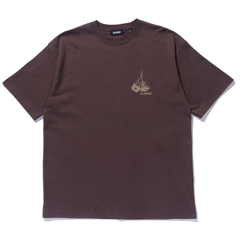 XLARGE - Monkey Wrenchers Brown T-Shirt - 201251011014S - BROWN