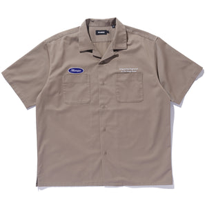 XLARGE - Embroidered Beige Shirt - 201251014003S - BEIGE