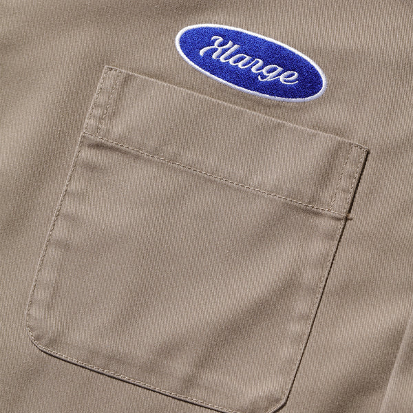XLARGE - Embroidered Beige Shirt - 201251014003S - BEIGE