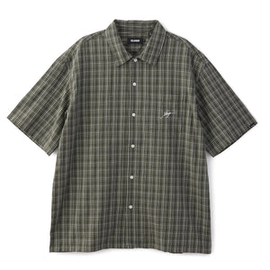 XLARGE - Embroidered Olive Shirt - 201251014004S - OLIVE