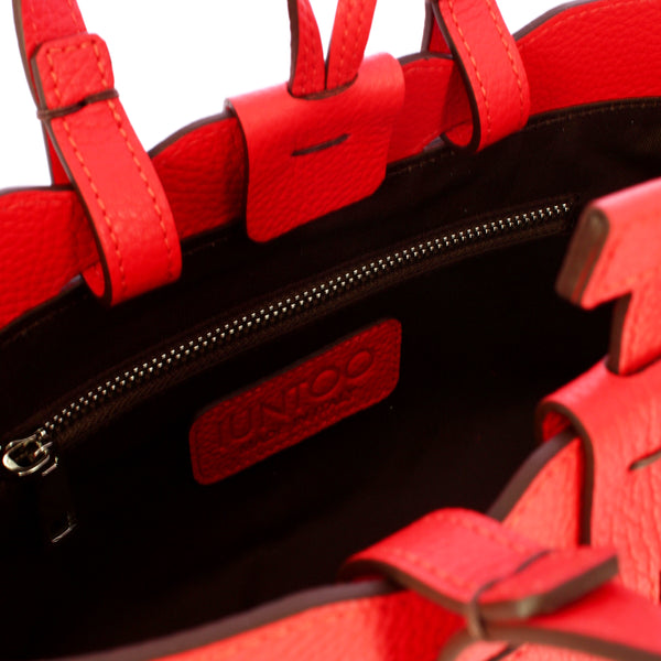 Iuntoo - Riviera Mini Rosso Shopping Bag - 181004 - ROSSO/C42