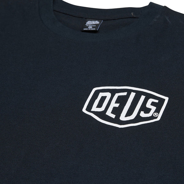 Deus Ex Machina - T-Shirt Frontage Black - DMF241747D - BLACK