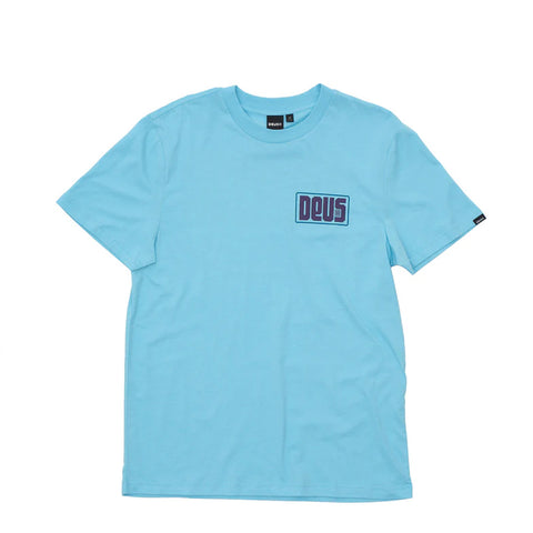 Deus Ex Machina - T-Shirt Outage Sky - DMP251953A - SKY/BLUE
