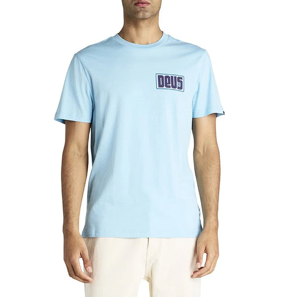 Deus Ex Machina - T-Shirt Outage Sky - DMP251953A - SKY/BLUE