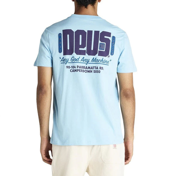 Deus Ex Machina - T-Shirt Outage Sky - DMP251953A - SKY/BLUE