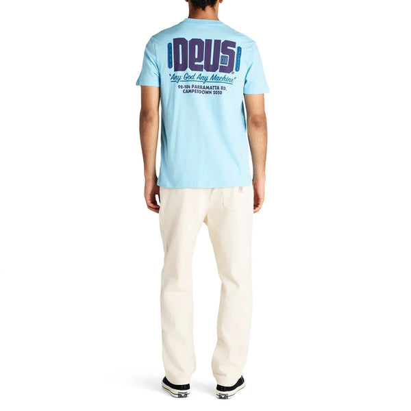 Deus Ex Machina - T-Shirt Outage Sky - DMP251953A - SKY/BLUE
