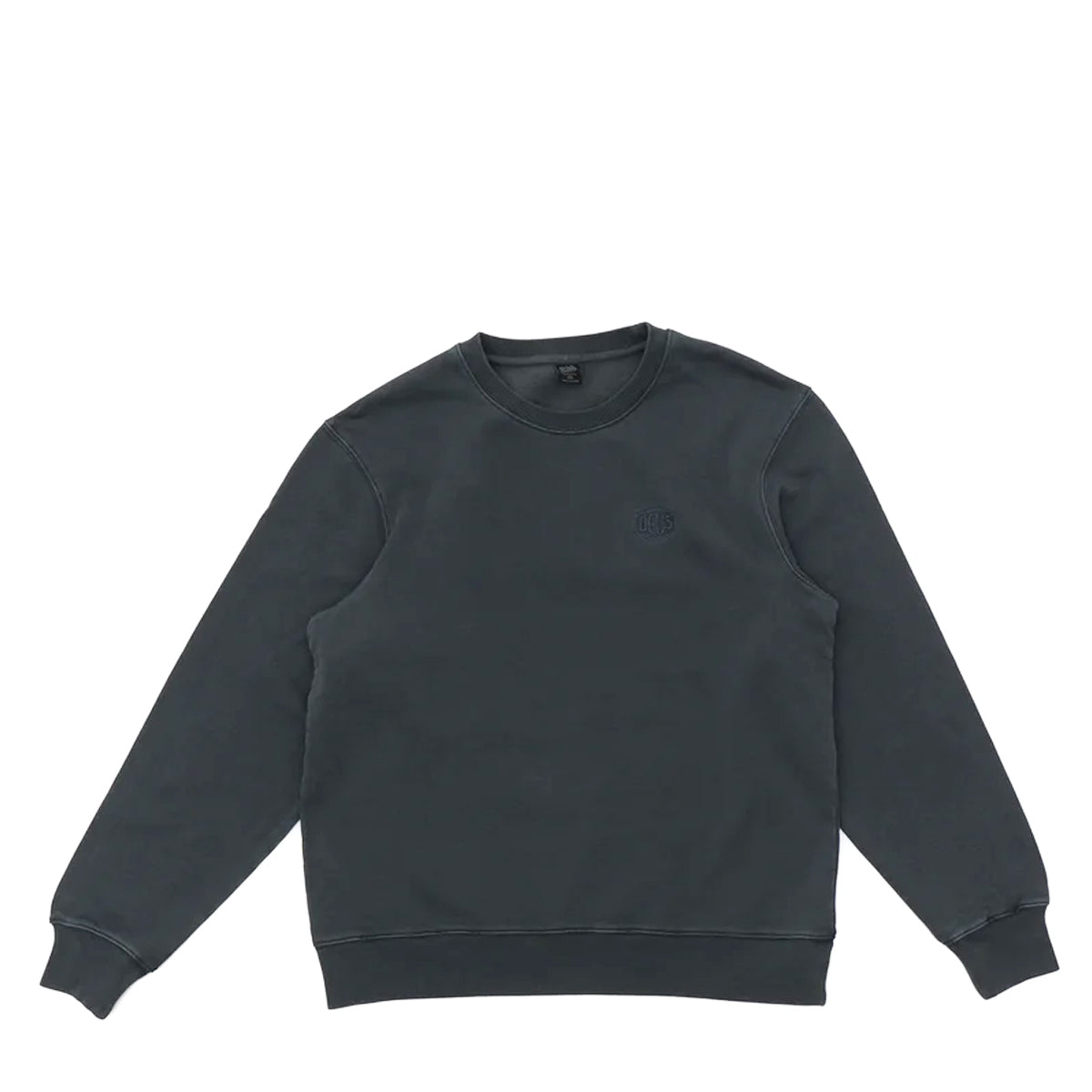 Deus Ex Machina - Felpa Shield Garment Dyed Crew Antracite - DMP258156 - ANTHRACITE