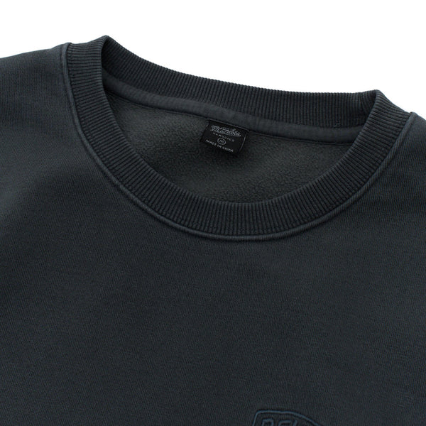 Deus Ex Machina - Felpa Shield Garment Dyed Crew Antracite - DMP258156 - ANTHRACITE