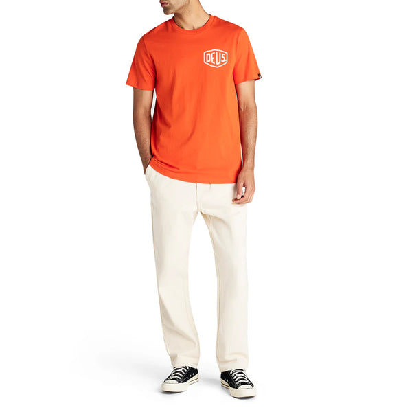 Deus Ex Machina - T-Shirt Venice Address Tangerine Tango - T_DMW41808C - TANGERINE/TANGO