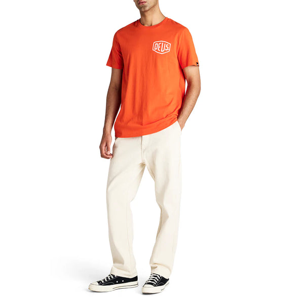 Deus Ex Machina - T-Shirt Venice Address Tangerine Tango - T_DMW41808C - TANGERINE/TANGO