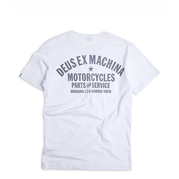 Deus Ex Machina - T-Shirt Tokyo Address White - T_DMW41808R - WHITE