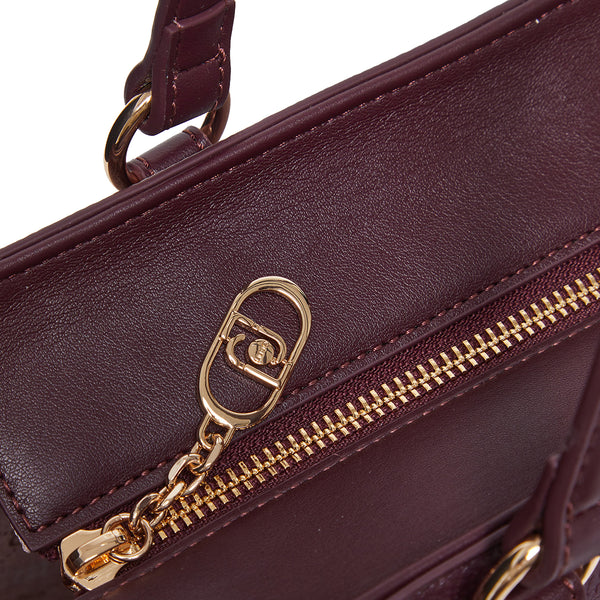Liu Jo - Shopping Bag Bordeaux AF4027E0031 BORDEAUX | Italystation.com Shop Now at italystation.com