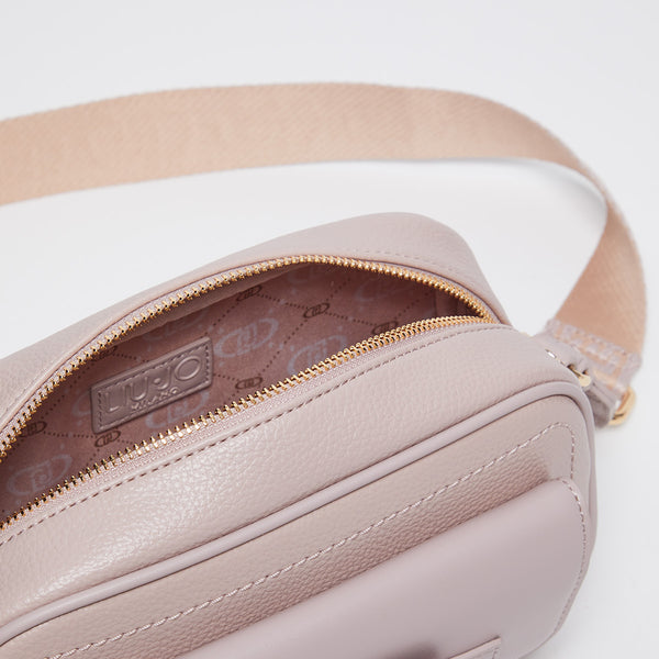 Liu Jo - Tracolla cross over Rose Smoke AF4033E0031 ROSE/SM | Italystation.com Shop Now at italystation.com