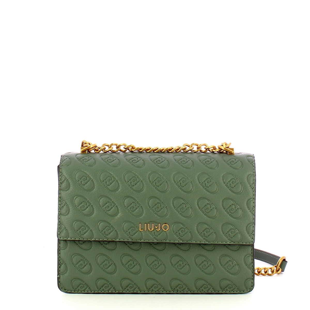 Liu Jo - Borsa a tracolla logo Dark Jade AF4055E0778 DARK/J | Italystation.com Shop Now at italystation.com