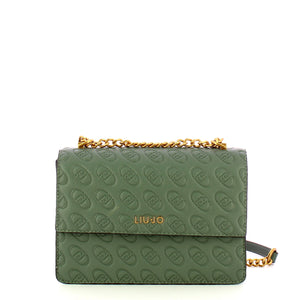 Liu Jo - Borsa a tracolla logo Dark Jade AF4055E0778 DARK/J | Italystation.com Shop Now at italystation.com