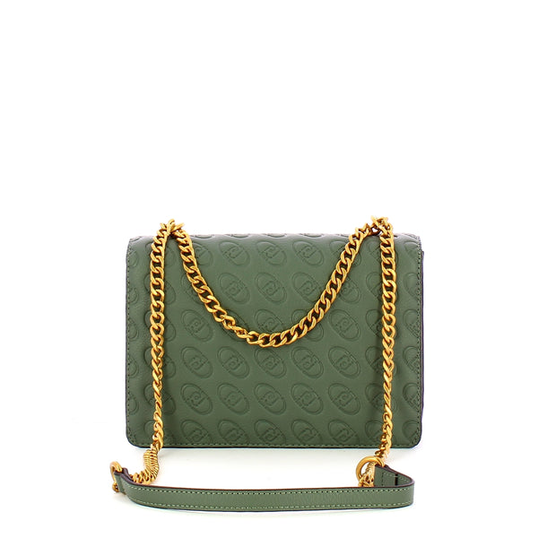 Liu Jo - Borsa a tracolla logo Dark Jade AF4055E0778 DARK/J | Italystation.com Shop Now at italystation.com