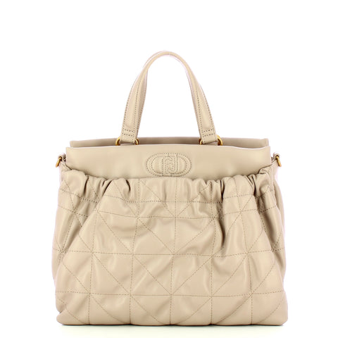 Liu Jo - Borsa a mano Shopping Tortora Chiaro AF4066E0077 T | Italystation.com Shop Now at italystation.com