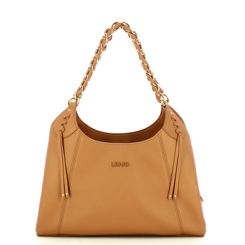 Liu Jo - Boston Bag Almond AF4143E0037 ALMOND | Italystation.com Shop Now at italystation.com