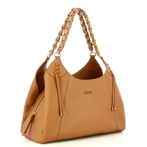 Liu Jo - Boston Bag Almond AF4143E0037 ALMOND | Italystation.com Shop Now at italystation.com