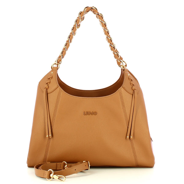 Liu Jo - Boston Bag Almond AF4143E0037 ALMOND | Italystation.com Shop Now at italystation.com