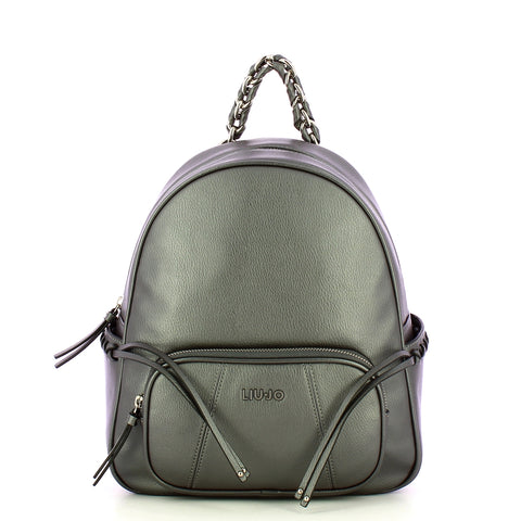 Liu Jo - Zaino Euthalia Antracite Met AF4144E0037 ANTRACITE | Italystation.com Shop Now at italystation.com
