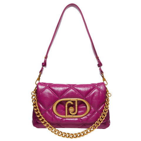 Liu Jo - Sottospalla LaPuffy Matelass�� Fucsia AF4148E0426 | Italystation.com Shop Now at italystation.com