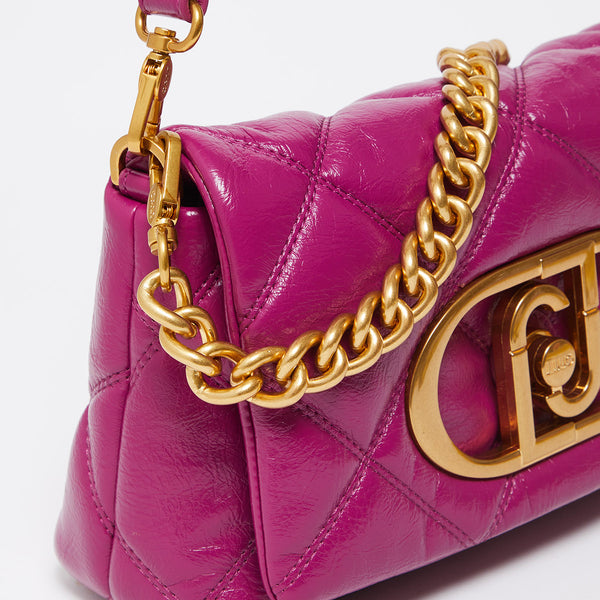 Liu Jo - Sottospalla LaPuffy Matelass�� Fucsia AF4148E0426 | Italystation.com Shop Now at italystation.com