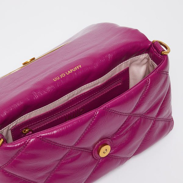 Liu Jo - Sottospalla LaPuffy Matelass�� Fucsia AF4148E0426 | Italystation.com Shop Now at italystation.com