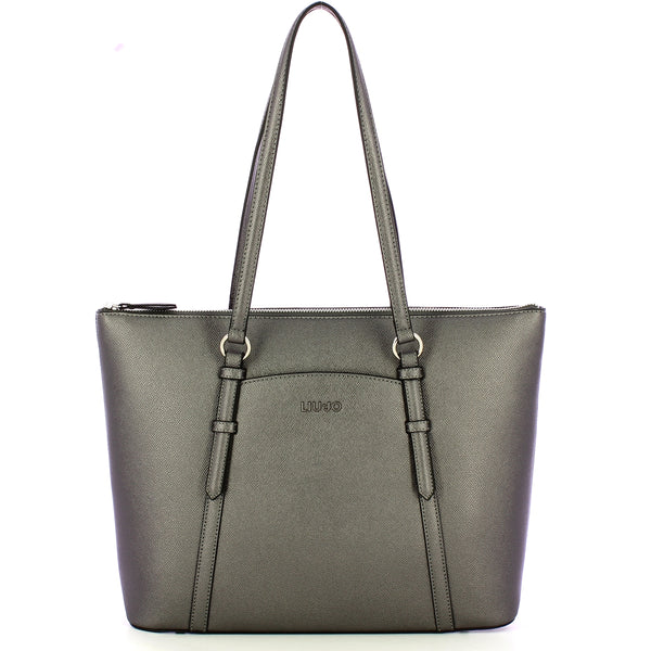Liu Jo - Shopping bag Antracite Met AF4152E0087 ANTRACITE/M | Italystation.com Shop Now at italystation.com