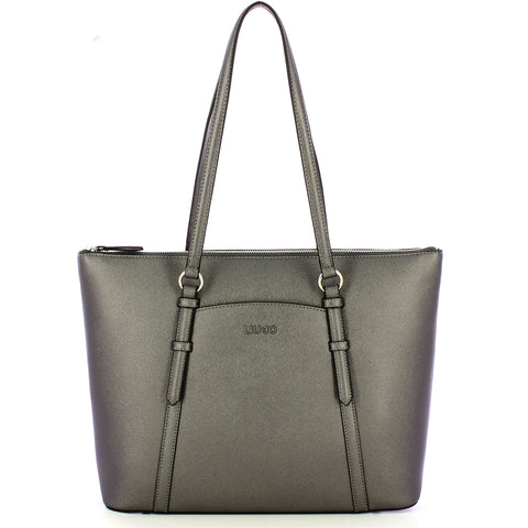 Liu Jo - Shopping bag Antracite Met AF4152E0087 ANTRACITE/M | Italystation.com Shop Now at italystation.com