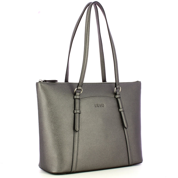 Liu Jo - Shopping bag Antracite Met AF4152E0087 ANTRACITE/M | Italystation.com Shop Now at italystation.com
