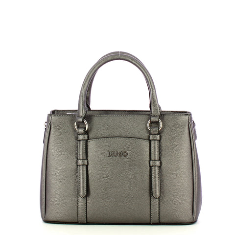 Liu Jo - Borsa a mano Nevet Antracite Met AF4154E0087 ANTRA | Italystation.com Shop Now at italystation.com