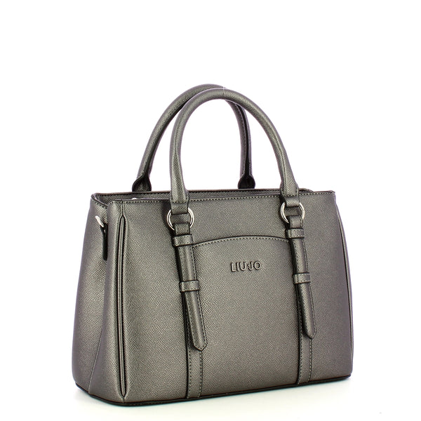 Liu Jo - Borsa a mano Nevet Antracite Met AF4154E0087 ANTRA | Italystation.com Shop Now at italystation.com
