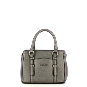 Liu Jo - Borsa a mano Nevet piccola Antracite Met AF4155E0087 | Italystation.com Shop Now at italystation.com