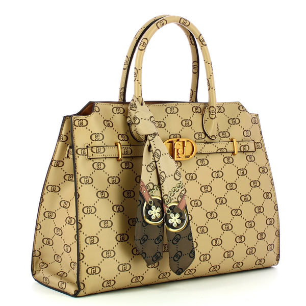 Liu Jo - Borsa a mano Nadie Tortora Logo AF4293E0503 TORTOR | Italystation.com Shop Now at italystation.com