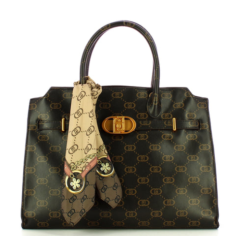 Liu Jo - Borsa a mano Nadie Nero Logo AF4293E0503 NERO/LOGO | Italystation.com Shop Now at italystation.com