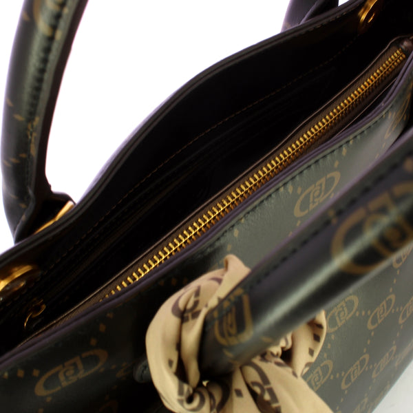 Liu Jo - Borsa a mano Nadie Nero Logo AF4293E0503 NERO/LOGO | Italystation.com Shop Now at italystation.com