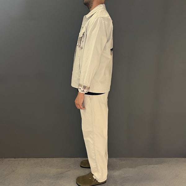 Tooco - Trousers Canvas Essential Off White - TOCOM LBS - OFF/WHITE