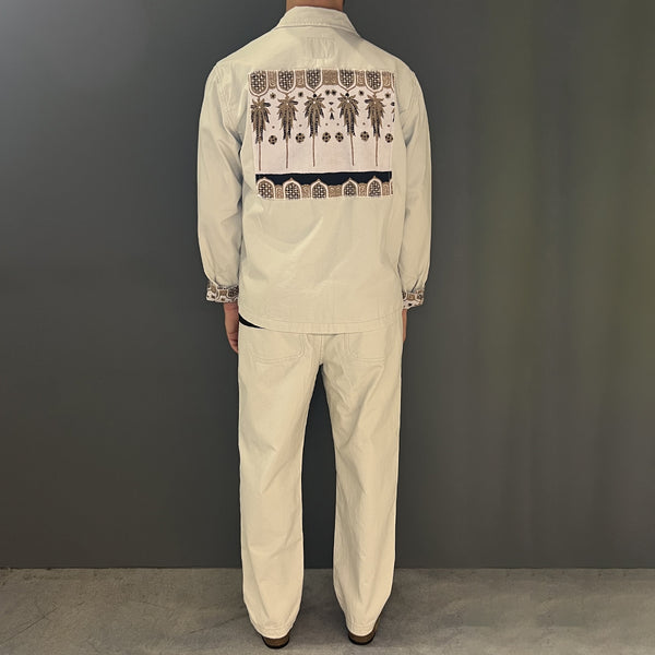 Tooco - Trousers Canvas Essential Off White - TOCOM LBS - OFF/WHITE