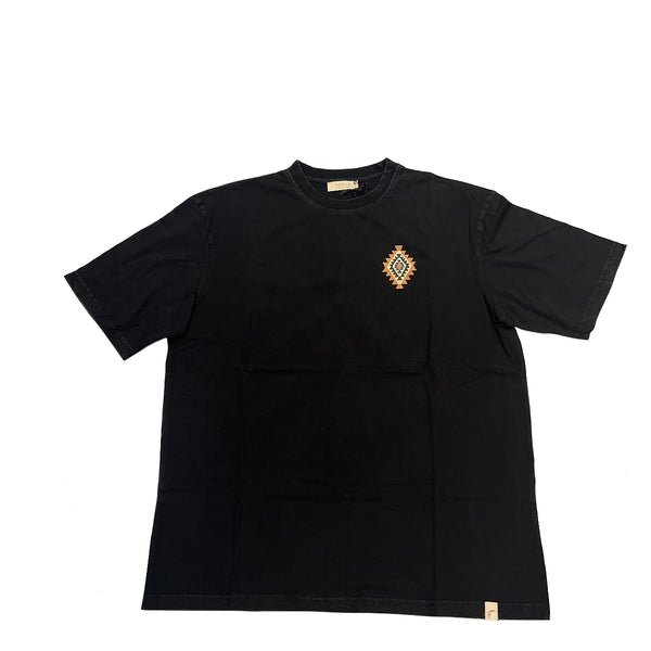 Tooco - T-Shirt Inka Summer Black Washed - TOCOM OVT - BLACK/WHASED