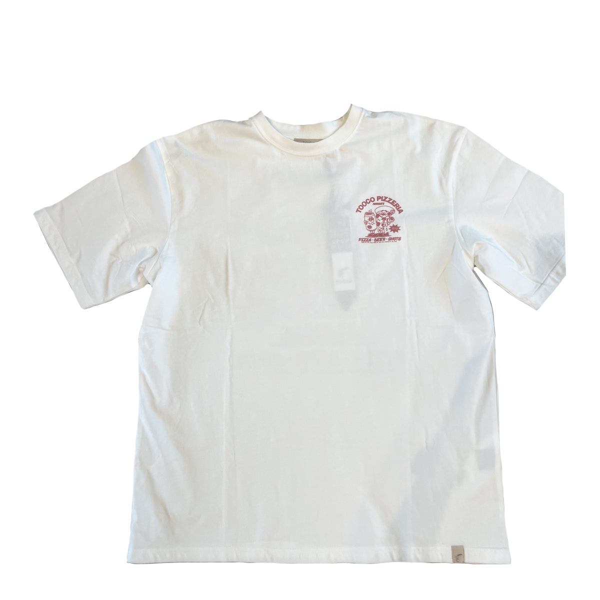 Tooco - T-Shirt Tooco Pizzeria Off White - TOCOM OVT - OFF/WHITE