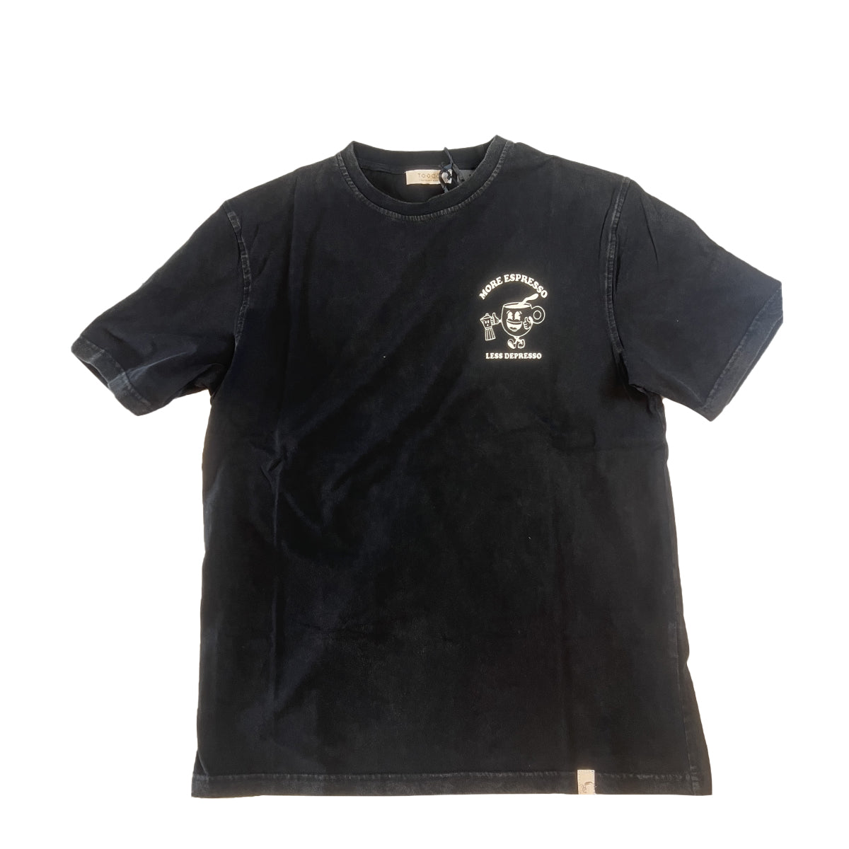 Tooco - T-Shirt Espresso Black Washed - TOCOM TSR ES - BLACK/WHASED