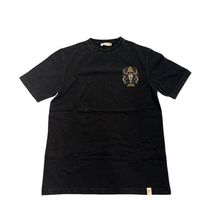 Tooco - T-Shirt Skull Black Washed - TOCOM TSR SK - BLACK/WHASED