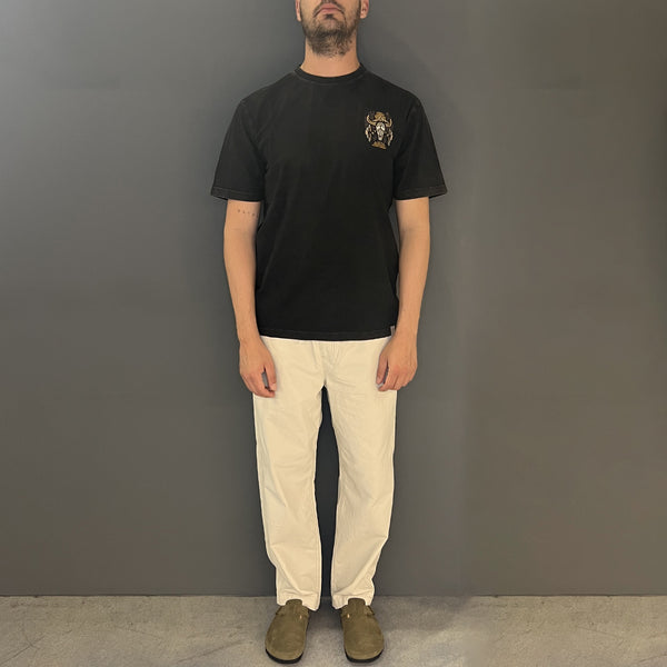 Tooco - T-Shirt Skull Black Washed - TOCOM TSR SK - BLACK/WHASED
