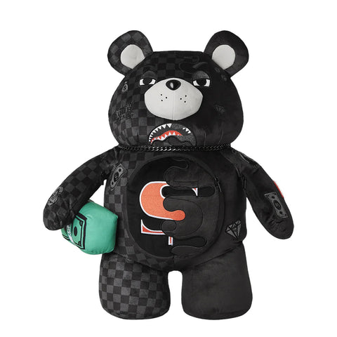 Sprayground - Unfinished Shark Teddy Bear Limited Edition Backpack - 910B7476NSZ - UNFINISHED/SHARK