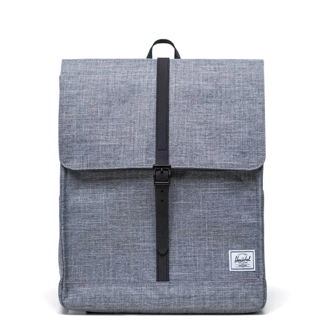 Herschel Supply - City Mid 14.0 Raven Crosshatch Backpack - 11376 - RAVEN/CROSSHATCH