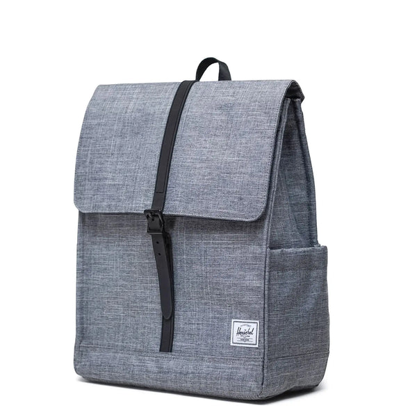 Herschel Supply - City Mid 14.0 Raven Crosshatch Backpack - 11376 - RAVEN/CROSSHATCH